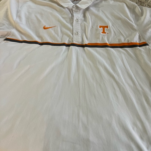 NIKE dri-fit University of Tennessee Vols White Polo size XXL - Picture 16 of 16